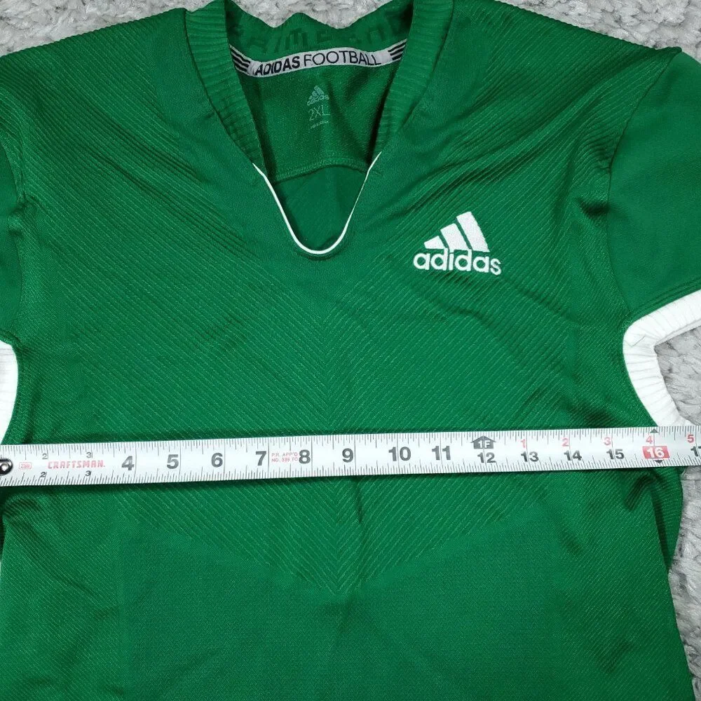 Adidas Men's Primeknit A1 Green Football Jersey DQ3461 Size 2XL Techfit